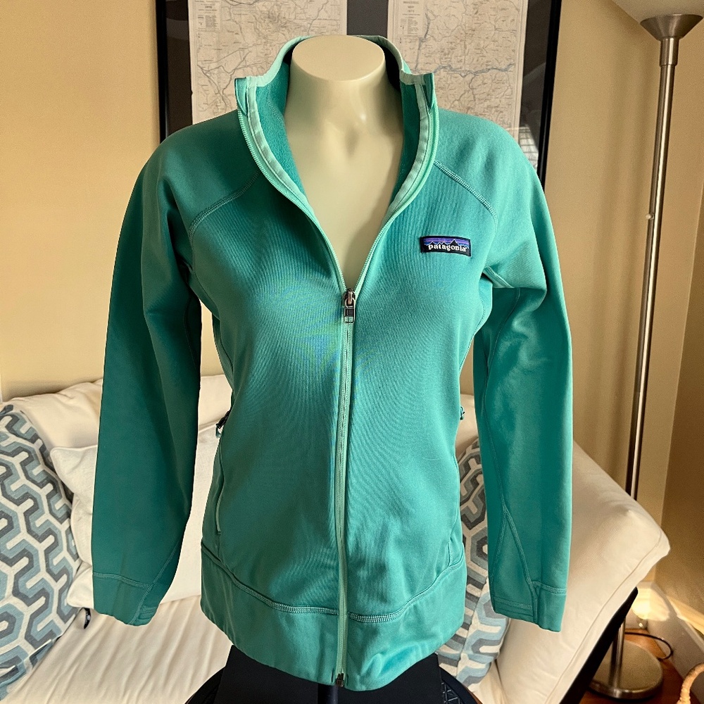 Patagonia Crosstrek Full-Zip Polartec Fleece Jacket Beryl Green